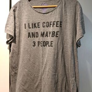 Sarcastic T-shirt Gray 3X